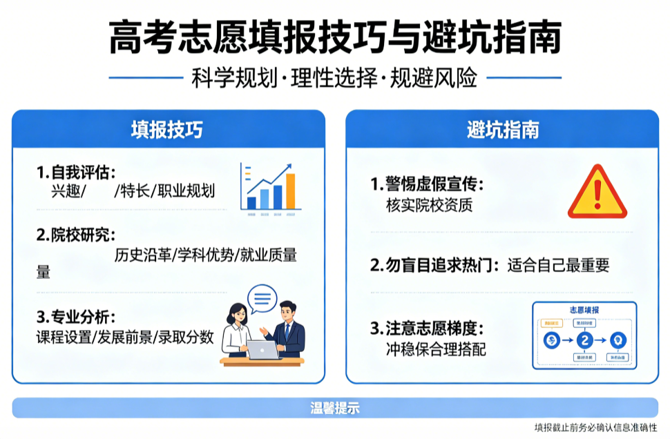 高考志愿填报流程图