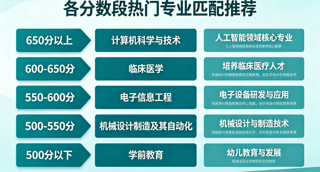 2026年高考热门专业排行可视化